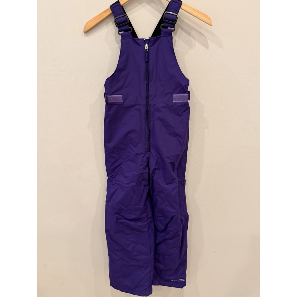 Columbia Youth Snow Bib Pants Purple‎ Insulated Ski Snowboard Girls M 10/12